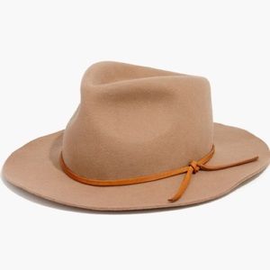 Madewell x Biltmore felt fedora hat (NWT)